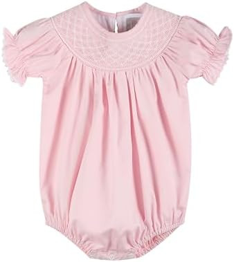 Lil cactus Baby Girls Smocked Bubble Romper | Amazon (US)