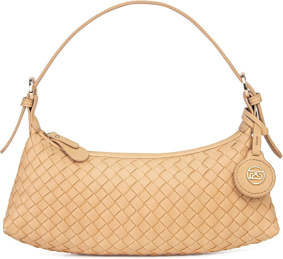 PS PETITE SIMONE Shoulder Bag, Mini Purse for Women Judy Small Clutch, Vegan Leather Woven Handba... | Amazon (US)