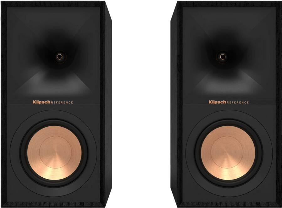 Klipsch - Reference Series 5-1/4" 340-Watt Passive 2-Way Bookshelf Speakers (Pair) - Black | Best Buy U.S.