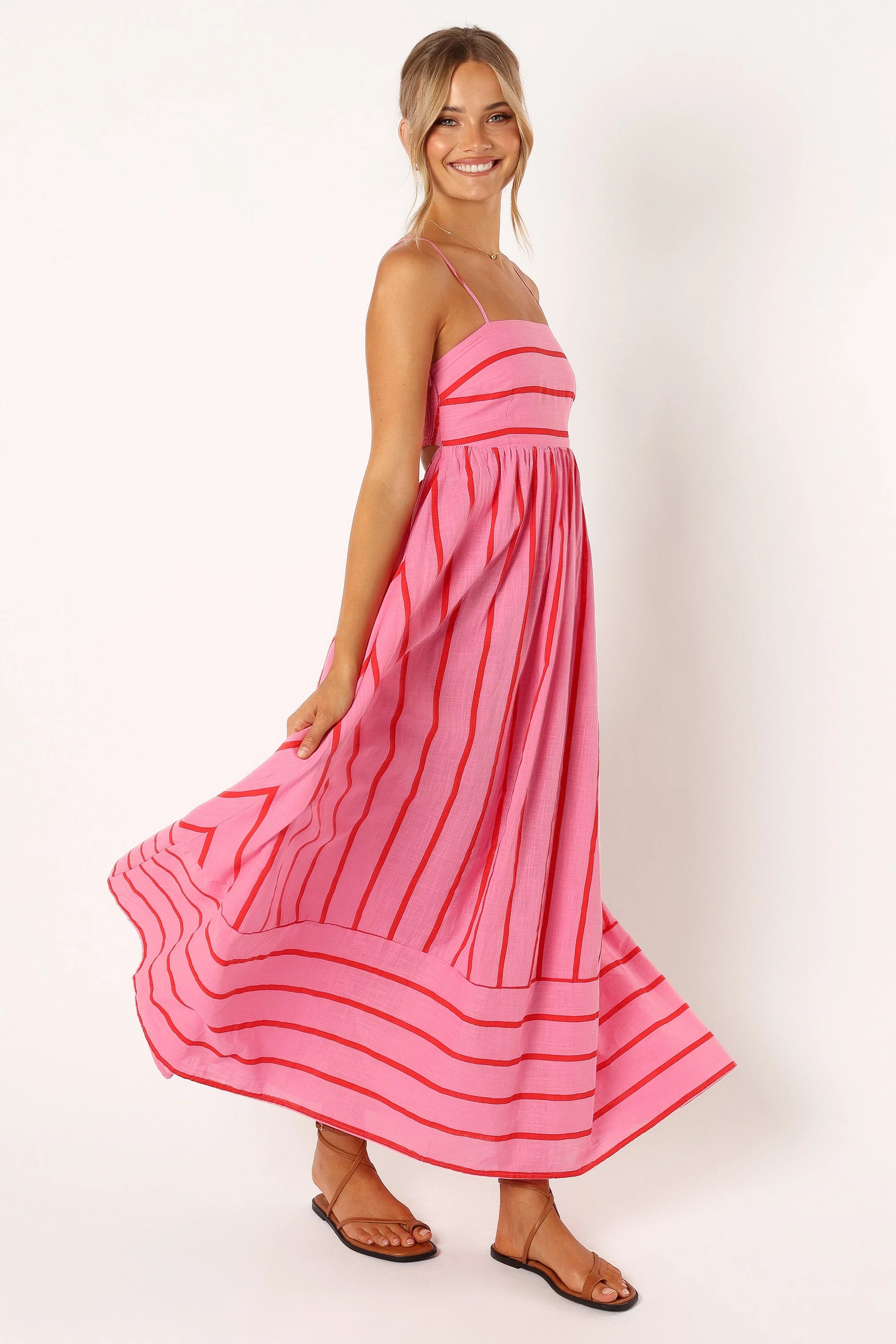 Pixie Maxi Dress - Pink Red | Petal & Pup (US)