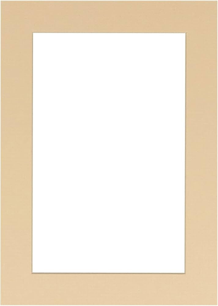10x13 Mat Bevel Cut for 8x10 Photos - Acid Free Beige Precut Matboard - For Pictures, Photos, Fra... | Amazon (US)