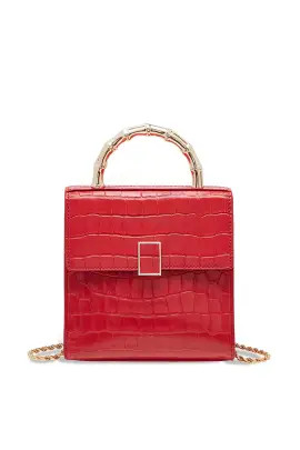 Red Tani Mini Square Crossbody Bag | Rent the Runway