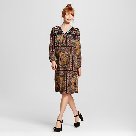 Women's Embroidered Midi Dress - Xhilaration™ (Juniors') | Target