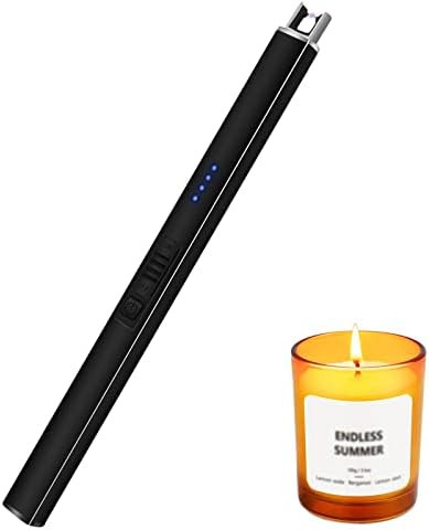 Electric Lighter, USB Rechargeable Lighter with Power Indicator, Flameless Lighter with Safe Butt... | Amazon (CA)
