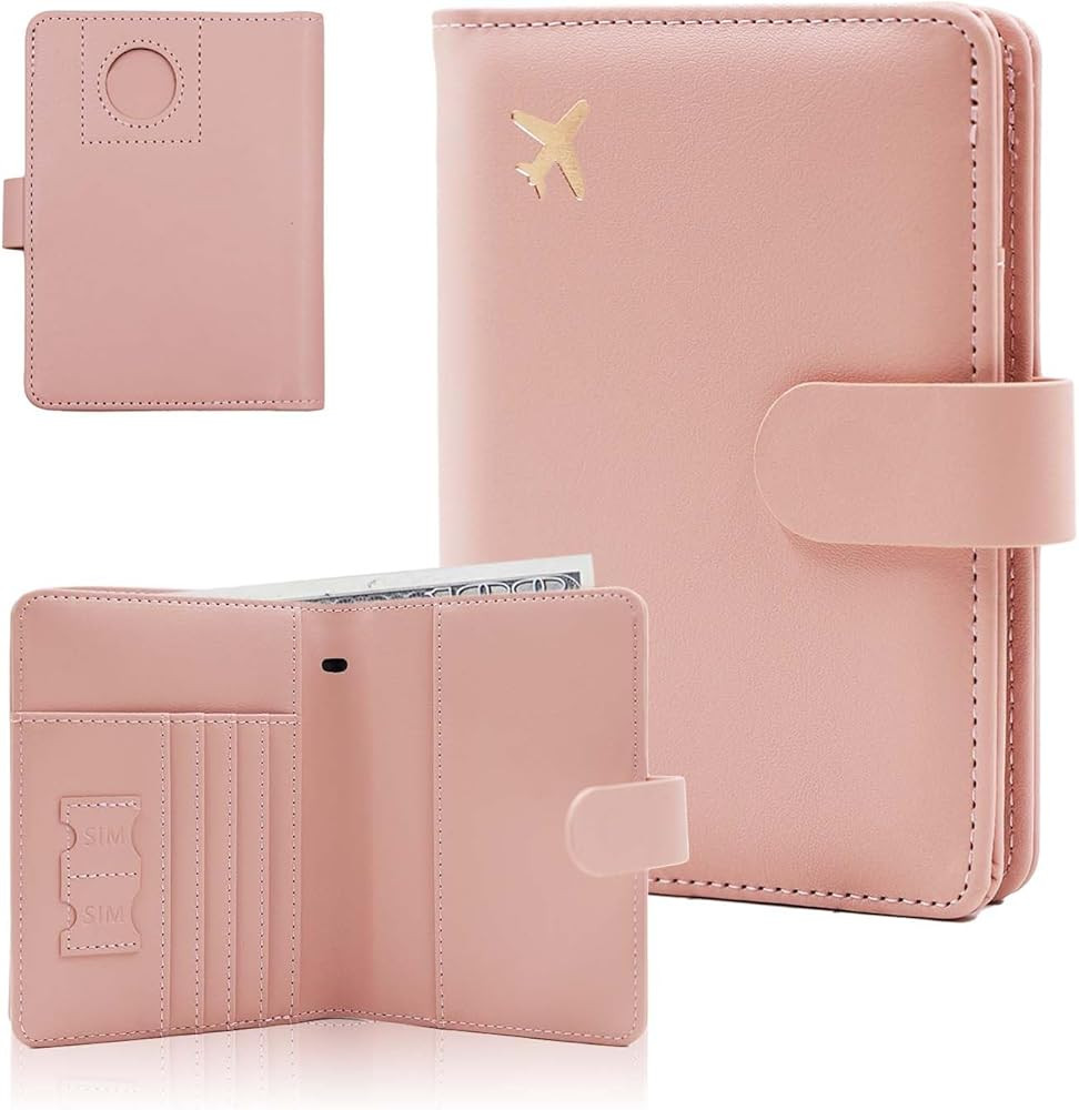Melsbrinna Premium Leather Passport Holder Covers Case, Waterproof Rfid Blocking Travel Wallet Pa... | Amazon (US)