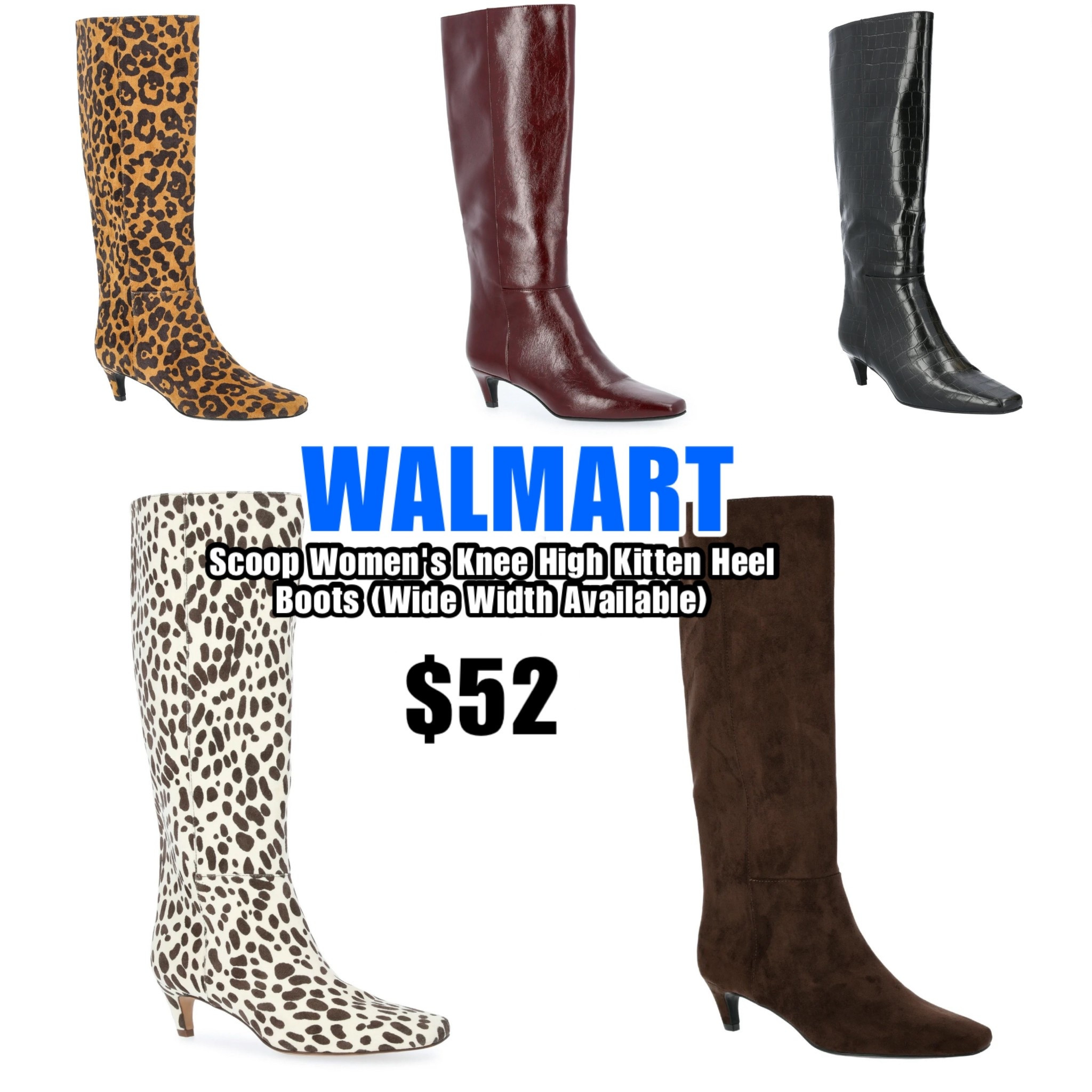 New from Walmart for Fall 2025! 🍂🍁These are stunners and perfect for autumn with the kitten heel for all day wear comfortably! These make it easy to walk in even if you are not a high heel lover! 

#LTKStyleTip #LTKU #LTKSeasonal