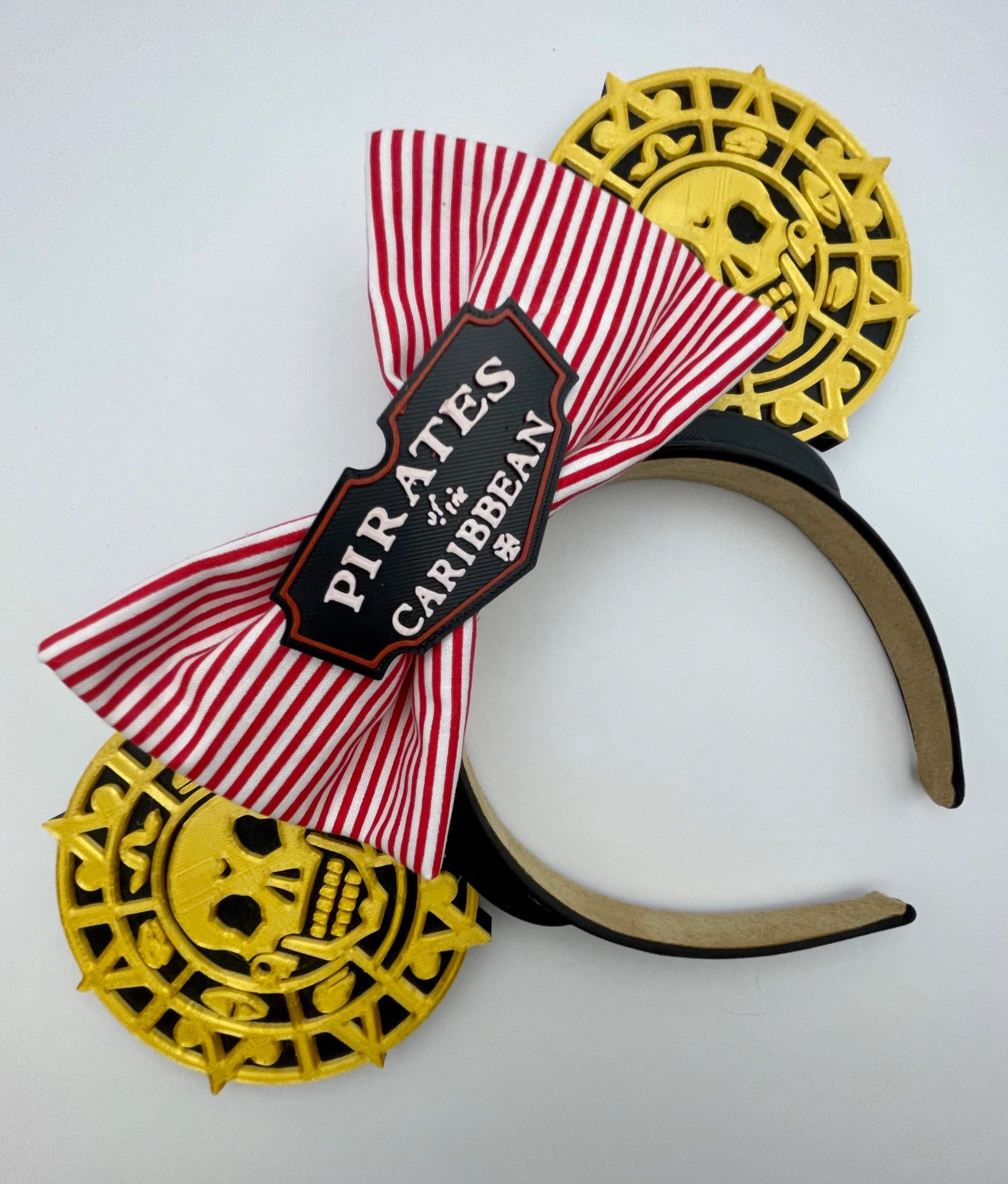 Pirate 3D Printed Mouse Ears | Etsy (Global)