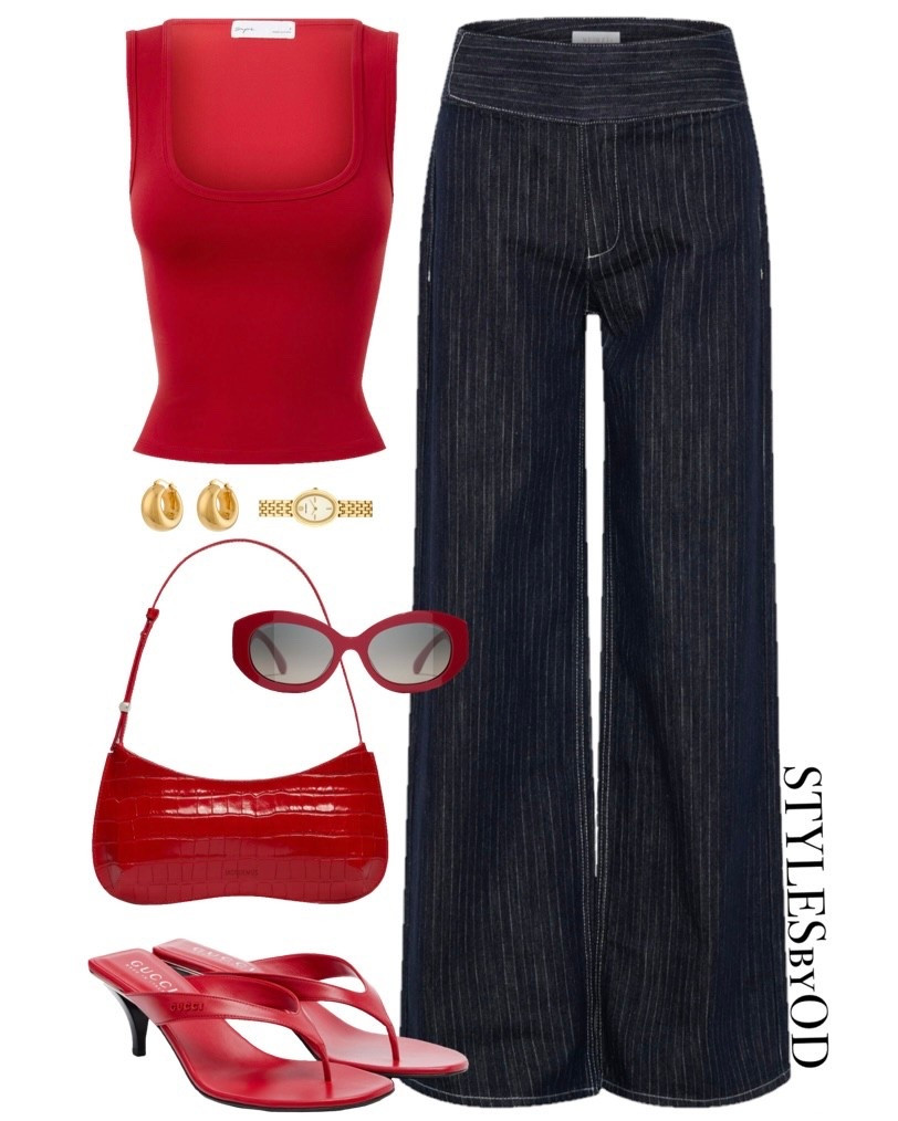The ultimate It-Girl Outfit for Spring🍒✨

Cherry red basic tank top, wide leg denim jeans, red shoulder bag, helles sandals for spring summer, everyday outfits, minimal and effortless city style, street fashion, elevated simple fashion, spring and summer trends 2026, clean girl aesthetic, casual vibe, colour pop
#LTKstyletip #ItGirl #StreetStyle #FashionTrends

#LTKU #LTKSeasonal