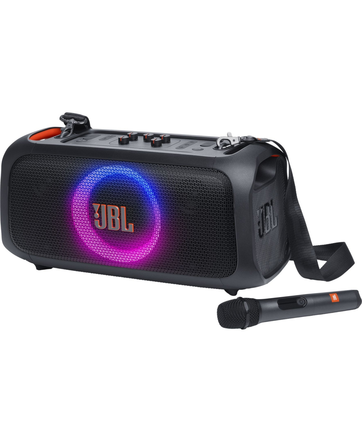 Jbl Party Box On The Go Essential Bluetooth Speaker - Black | Macy's