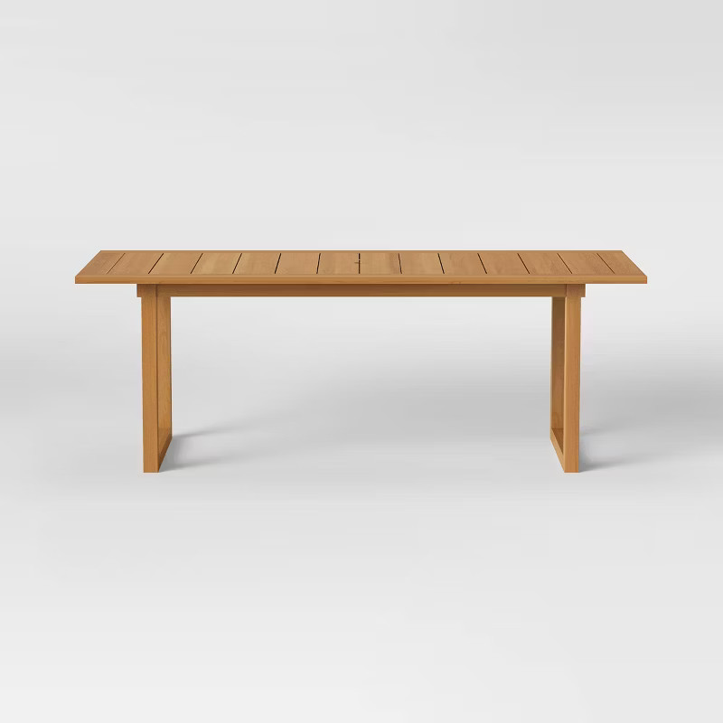 Bluffdale Wood 6 Person Rectangle Patio Dining Table - Threshold™ designed with Studio McGee | Target