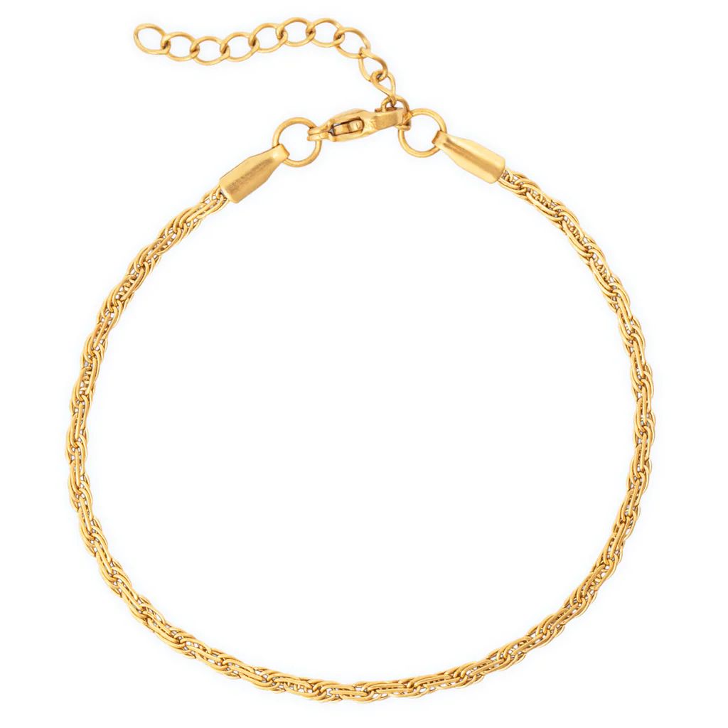 Ellie Vail - Calla Flat Rope Chain Bracelet | Ellie Vail Jewelry
