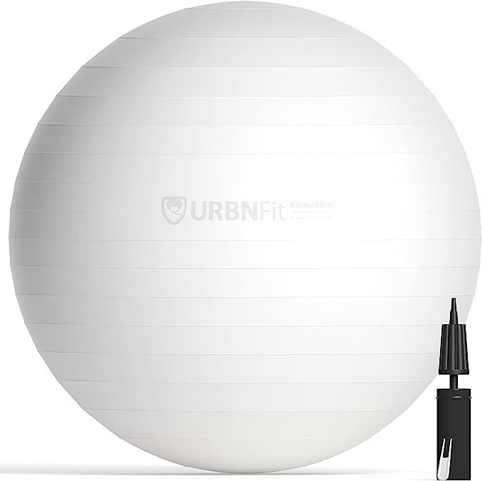 URBNFit Exercise Ball - Yoga Ball for Workout Pregnancy Stability - AntiBurst Swiss Balance Ball ... | Amazon (US)