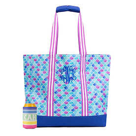 Monogrammed Mega Beach Bag | Marleylilly