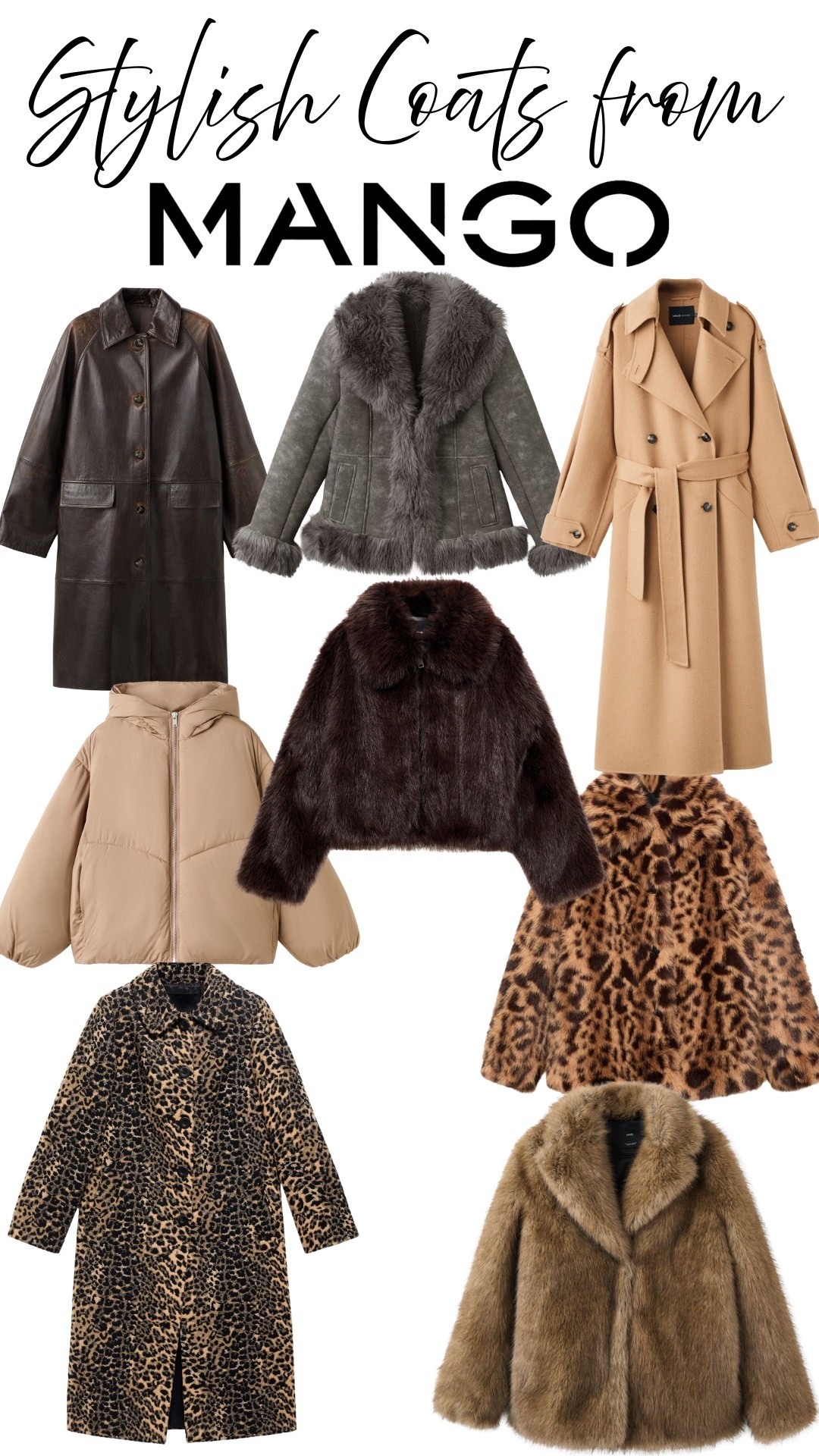 Your winter wardrobe just got an upgrade. I rounded up my favorite coats from Mango — chic neutrals, faux fur moments, and classic silhouettes you can wear all season.
Shop all my picks below!

#LTKHoliday #LTKCyberWeek #LTKGiftGuide