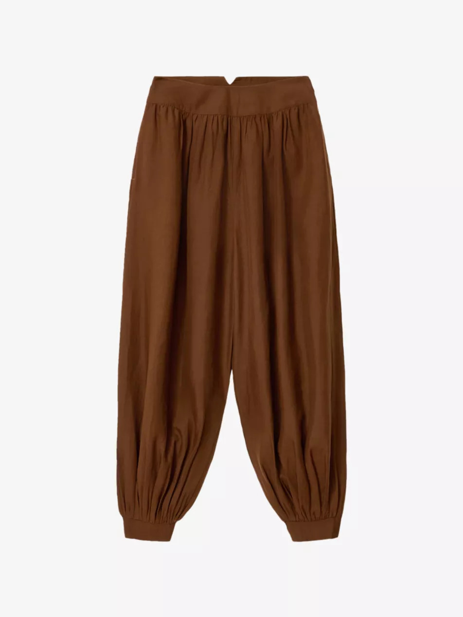 ALLSAINTS - Harrie Balloon-Leg Linen-Blend Trousers | Selfridges.com | Selfridges