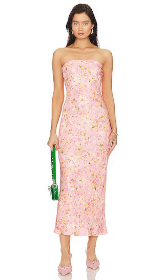 Anna Strapless Dress in Jasmine | Revolve Clothing (Global)