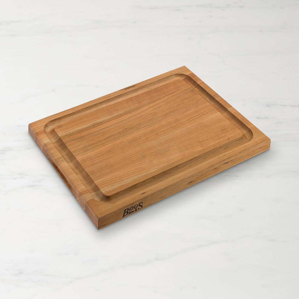Boos Edge-Grain Cutting &amp; Carving Board, Cherry | Williams-Sonoma