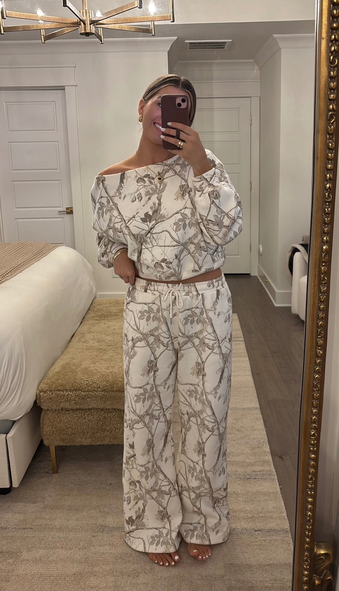 This Abercrombie  lounge set is truly the most comfortable thing ever! I’m wearing a large in both! 🤍

#LTKHoliday #LTKCyberWeek #LTKootd