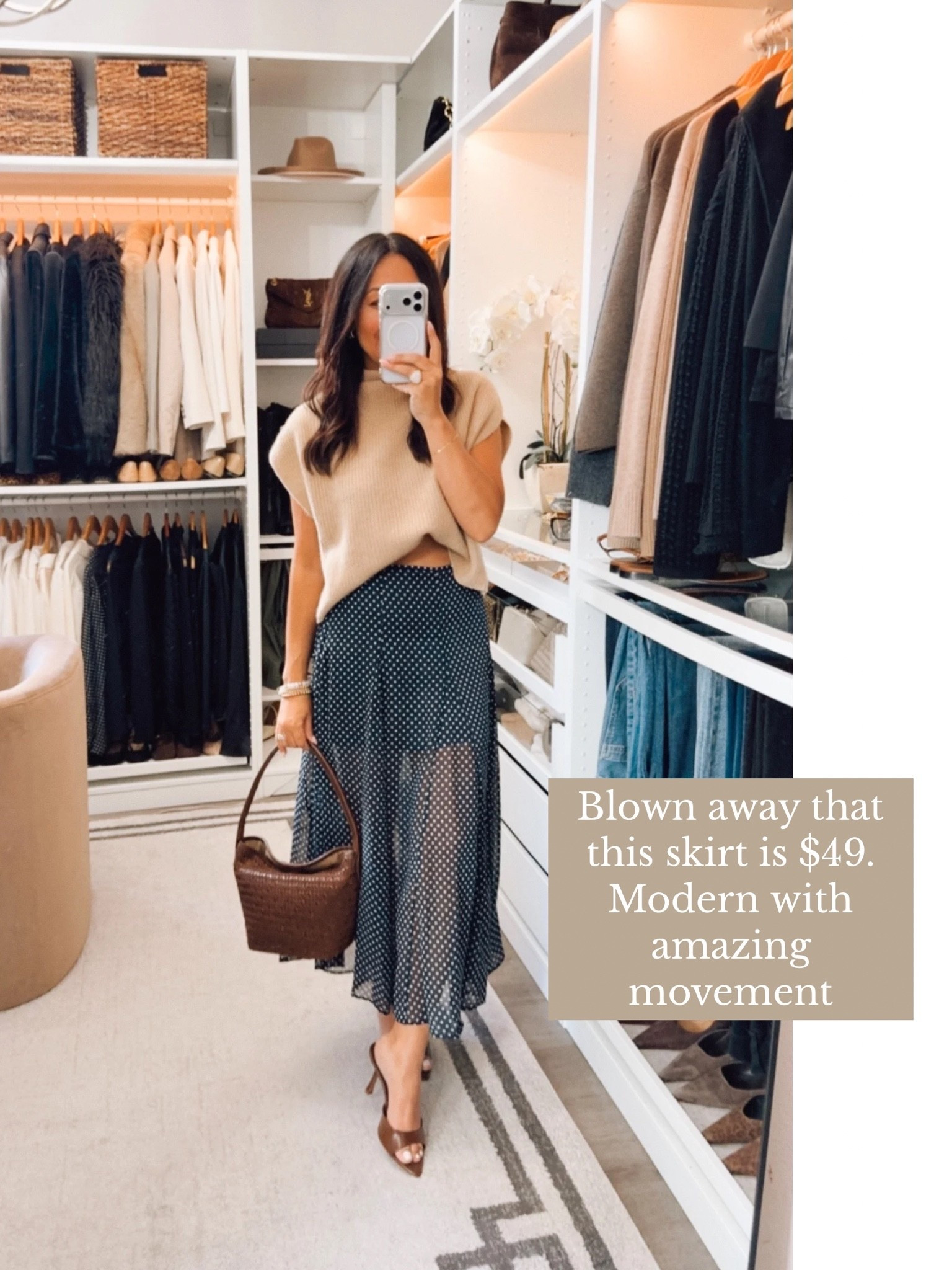 Love this skirt - super chic🔥 fits TTS

#LTKootd #LTKOver40