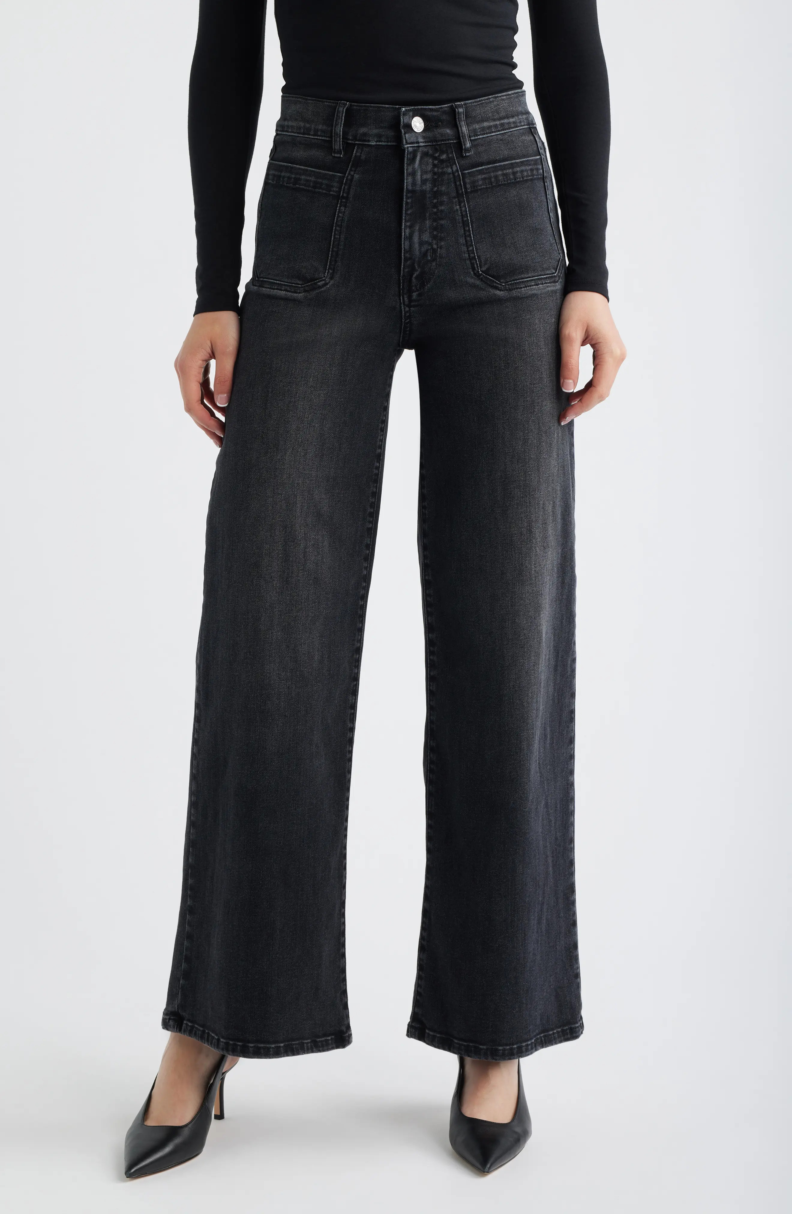 Le Slim Palazzo Modernist Wide Leg Jeans (Women) | Nordstrom | Nordstrom