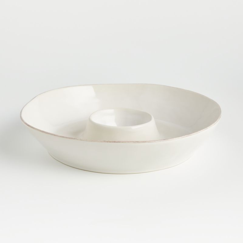 Marin White Chip and Dip + Reviews | Crate & Barrel | Crate & Barrel