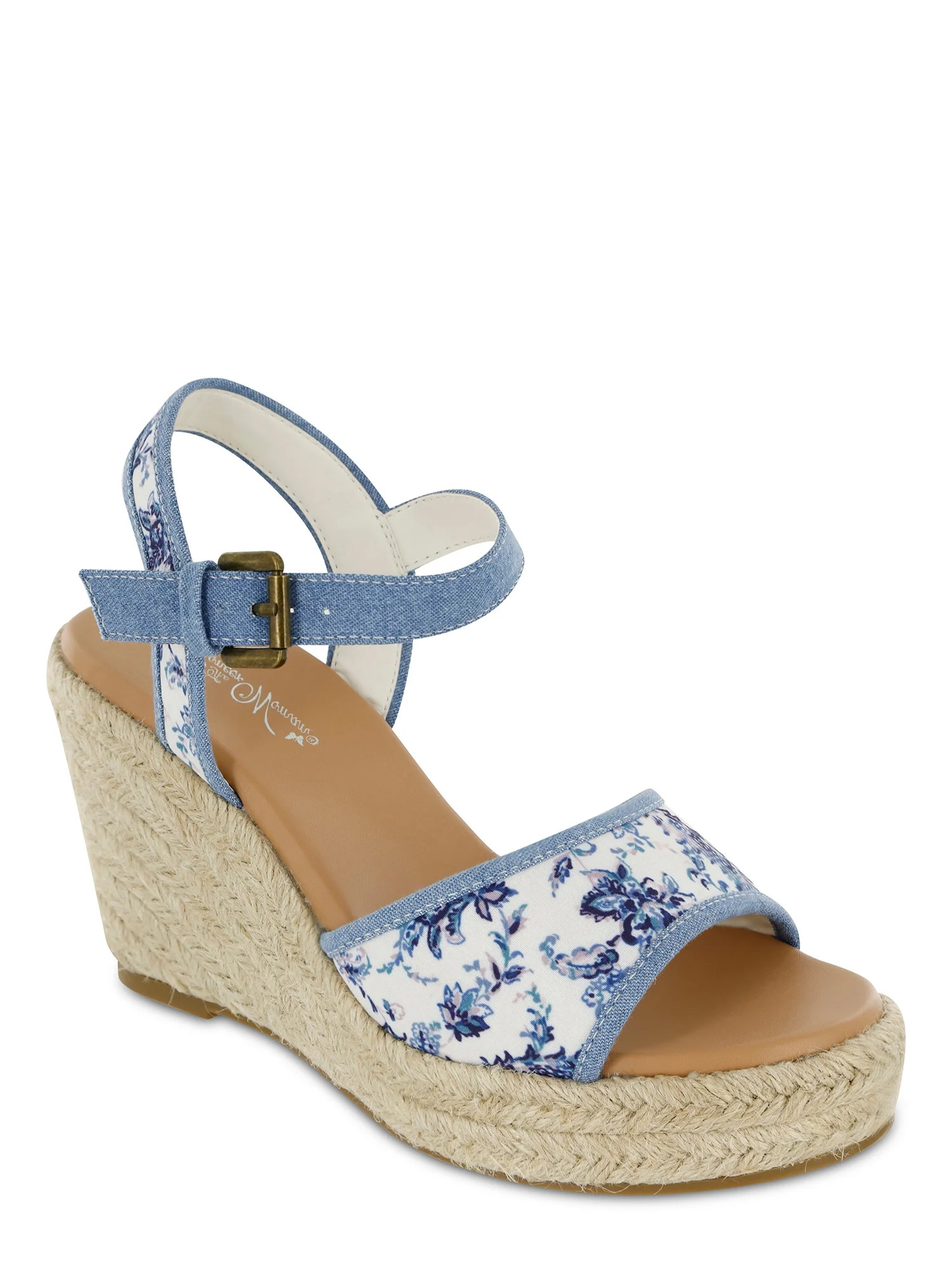 The Pioneer Woman Printed Espadrille Wedge, Women's | Walmart (US)
