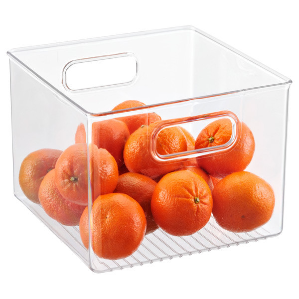 iDESIGN Linus Large Pantry Bin Clear | The Container Store