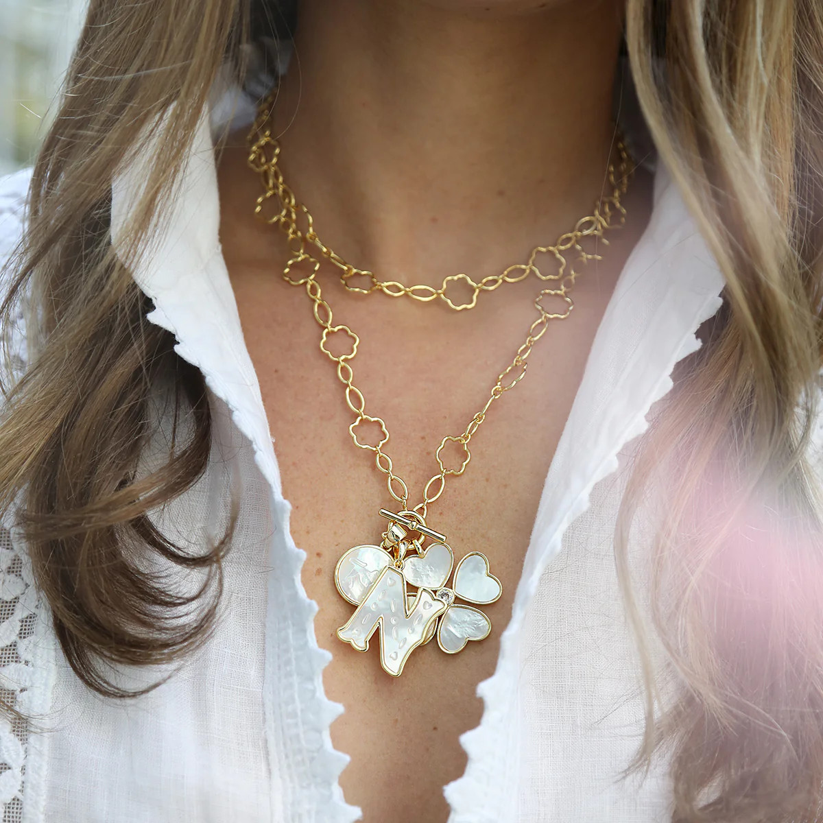 Heart Clover Charm - WT | ASHA by ADM