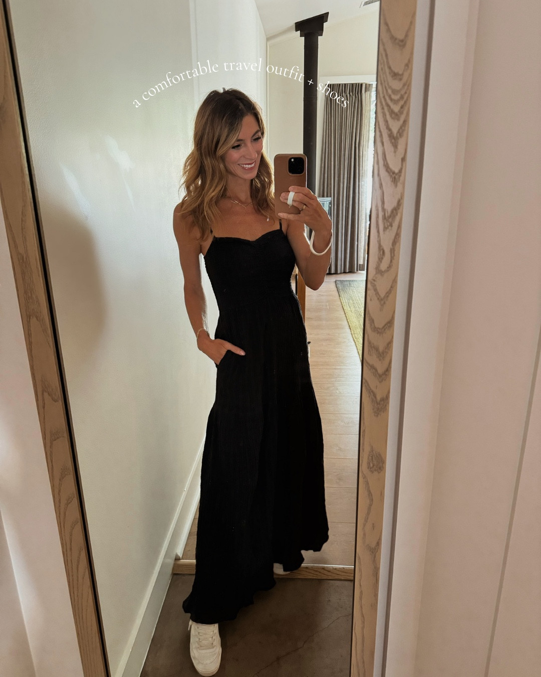 All of my travel tips and tricks! 

A comfortable travel outfit & good shoes that will be worn through out the trip!

You need a whole lot of grace, low expectations, & teamwork! We have such a system down. I keep an always packed baby travel packing cube with a monitor, sound machine, sheet so we always know where to find these items and where they go back to!

Inside my calpak Carry on: always a change of clothes for me & baby in a packing cube with several diapers and wipes! I pack extra underwear, leggings, tshirt for myself! Because you never know! Snacks for both of us. A few little toys like a spinner that can go on the window, peekaboo books. A light muslin baby blanket. Headphones for me just in case i can check out! And anything we need immediately at our destination. And of course other carry on must haves.

#LTKBaby #LTKSeasonal #LTKTravel