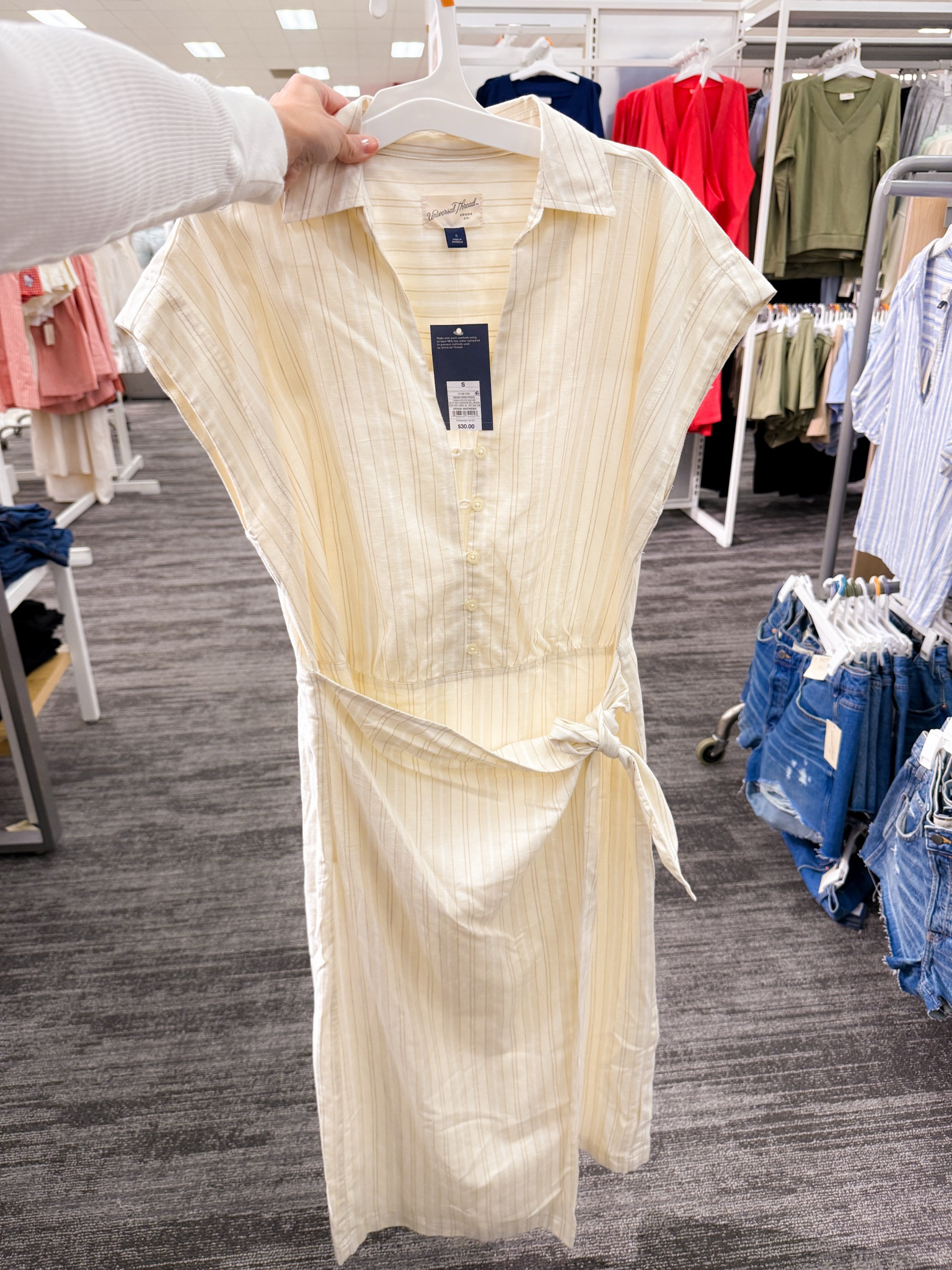 Short Sleeve Wrap Waist Midi Shirtdress

#LTKStyleTip