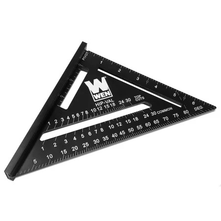 WEN 7-Inch Magnetic Rafter Square Layout Tool with Laser-Etched Scale | Walmart (US)