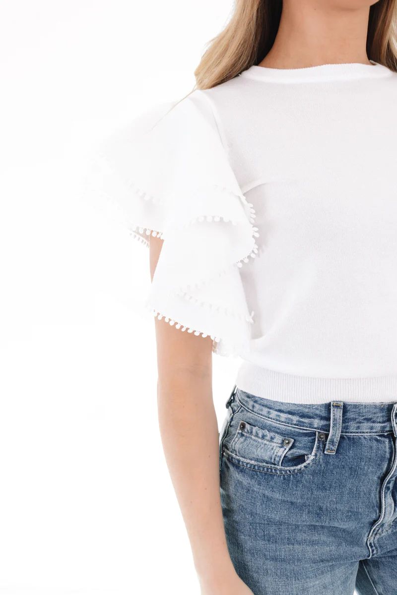 Time For Trim Top - Off White | The Impeccable Pig