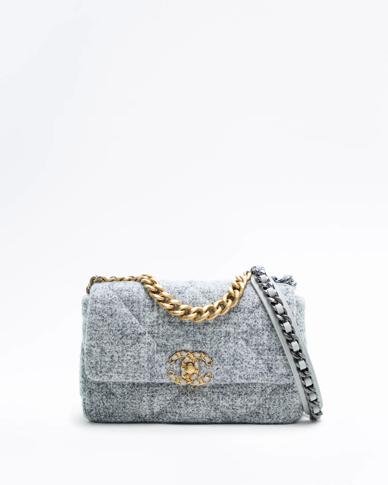 Wool Chanel 19 Flap Bag | Vivrelle