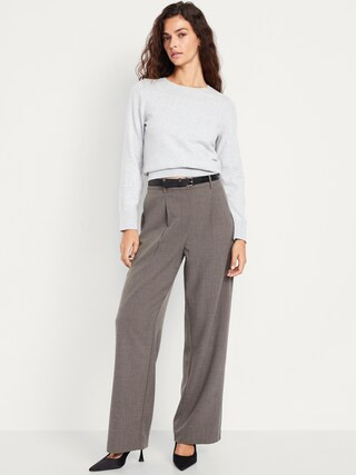 Extra High-Waisted Taylor Wide-Leg Trouser Pants | Old Navy (US)