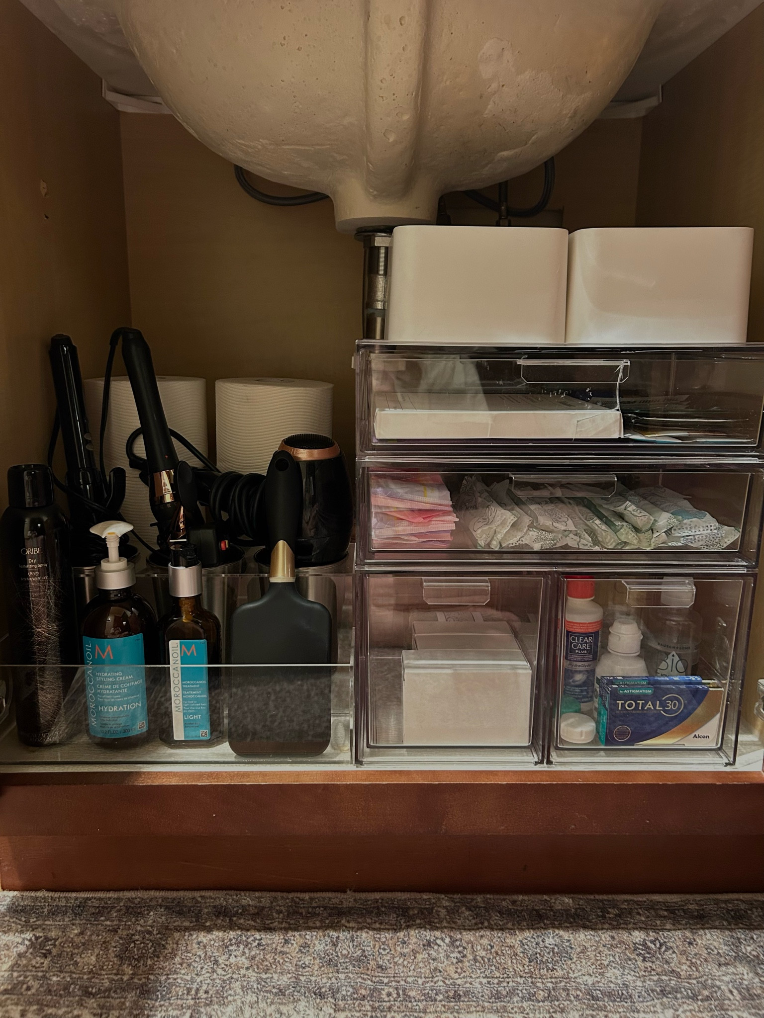 These acrylic organizers keep all my bathroom essentials neat, easy to find, and actually pretty to look at. Small changes that make a big difference!

#LTKHome #LTKFindsUnder50 #LTKSaleAlert