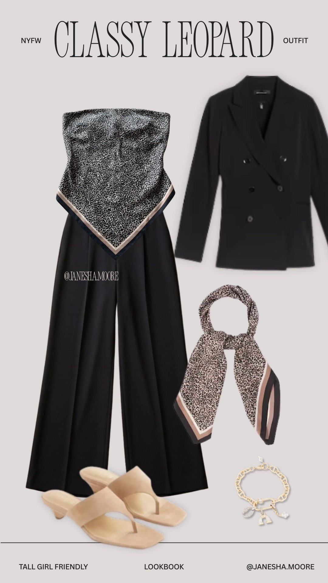 Love this look! Wearing a scarf as a top and wearing a 14 Long in the pants and they are the perfect fit.

#LTKTall #LTKStyleTip #LTKMidsize