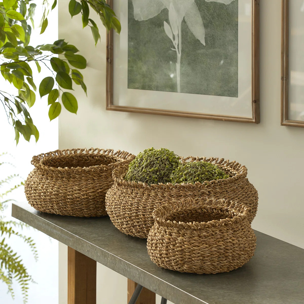 Joss & Main Seagrass Decorative Basket | Wayfair North America