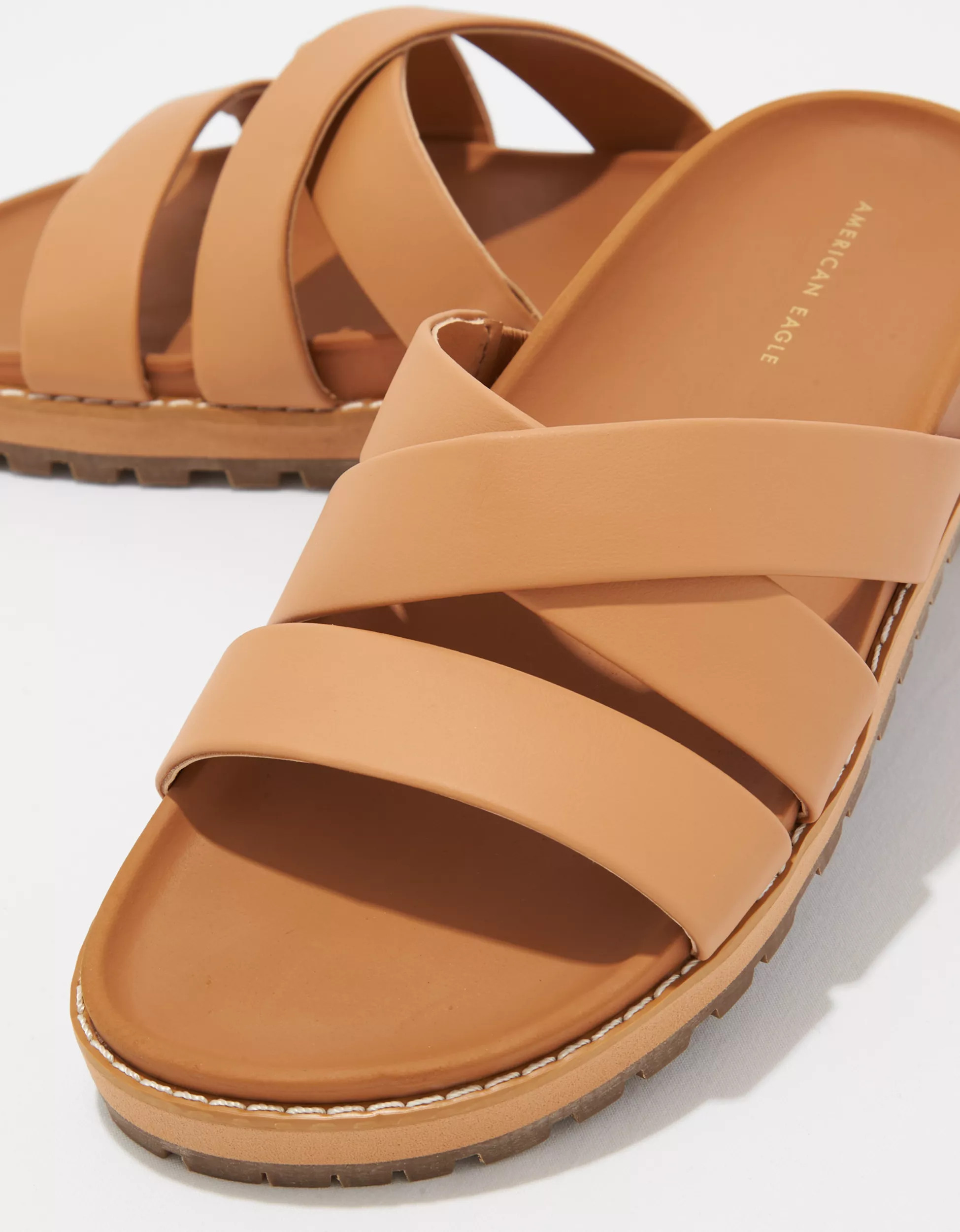AE Strappy Chunky Slide Sandal | American Eagle Outfitters (US & CA)