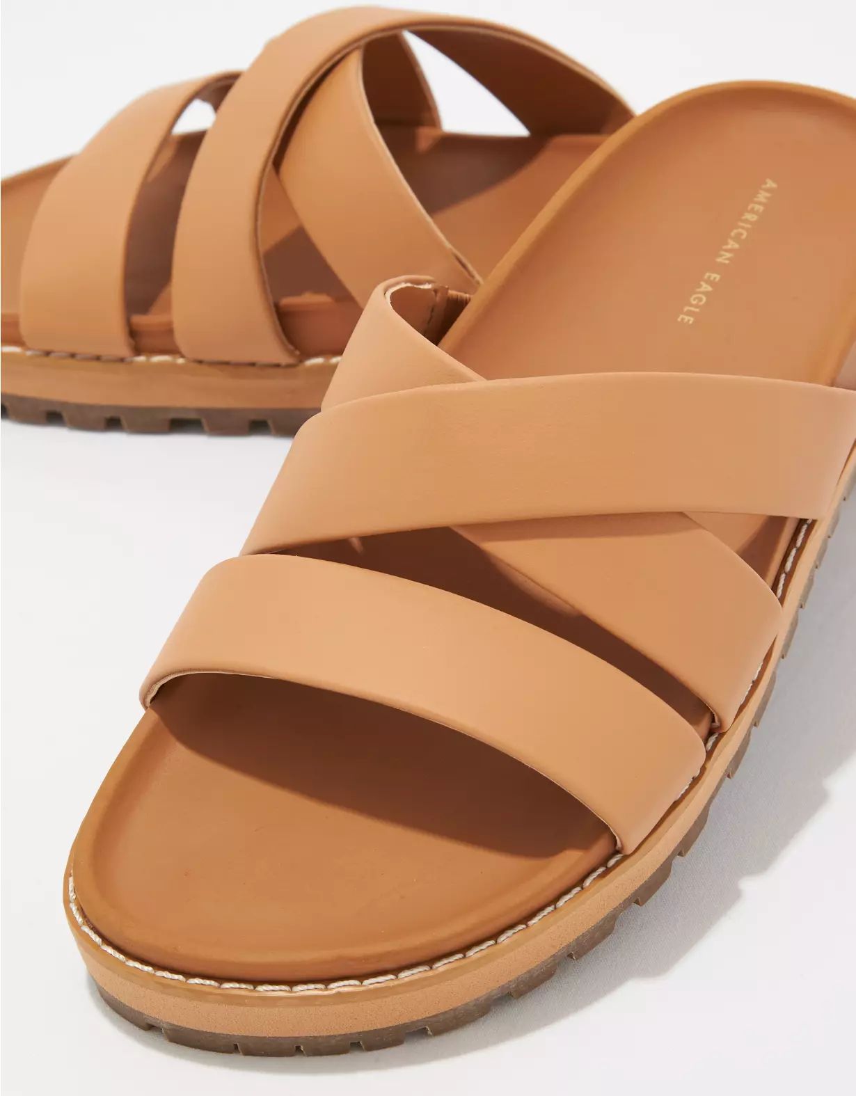 AE Strappy Chunky Slide Sandal | American Eagle Outfitters (US & CA)