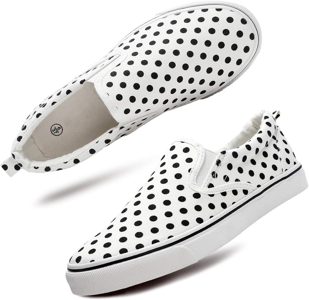Women's Slip on Sneakers Womens Canvas Slip on Shoes Fashion Canvas Sneakers for Women Non Slip L... | Amazon (US)
