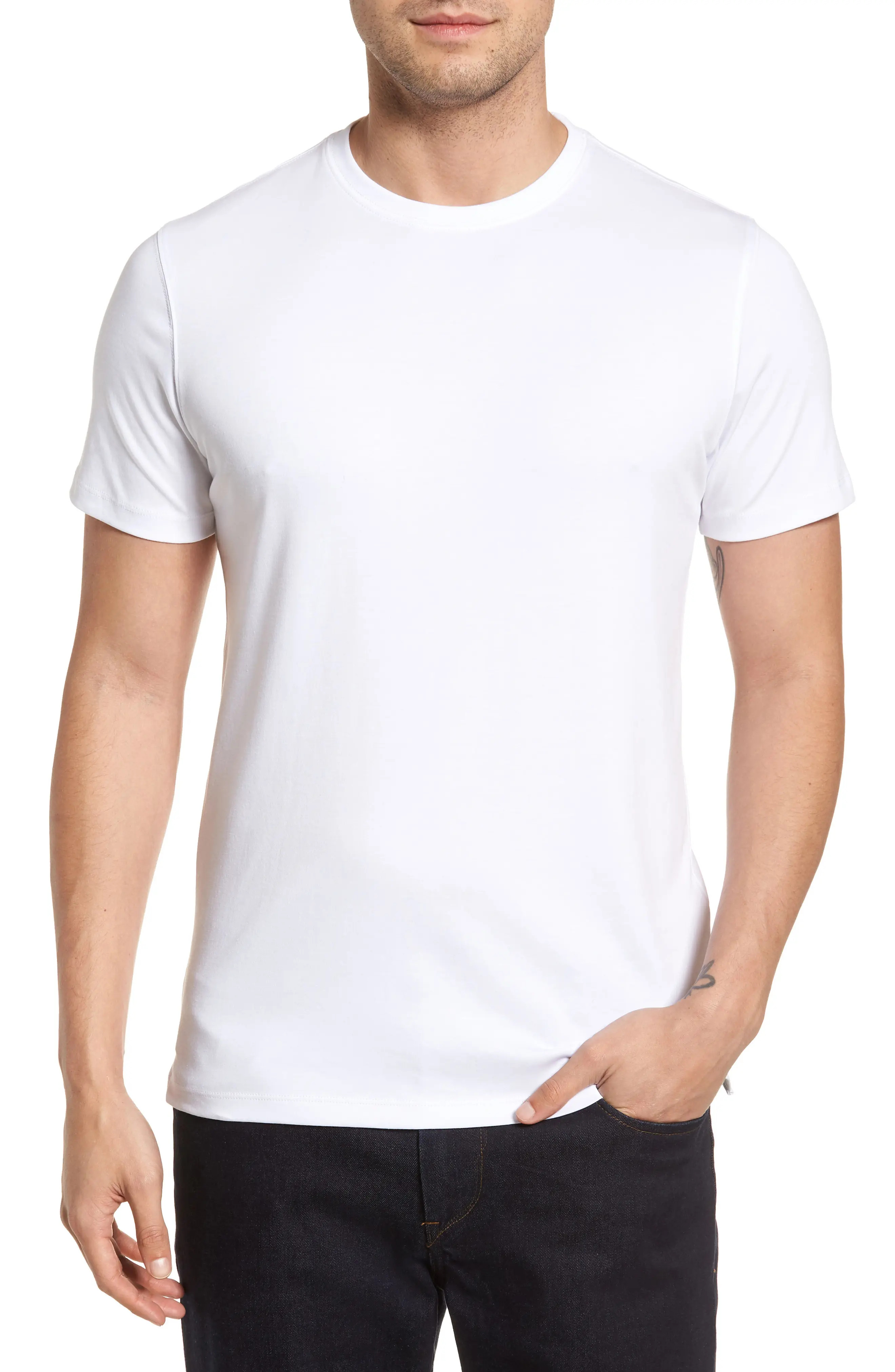 Robert Barakett Georgia Crewneck T-Shirt in White at Nordstrom, Size Xxx-Large | Nordstrom