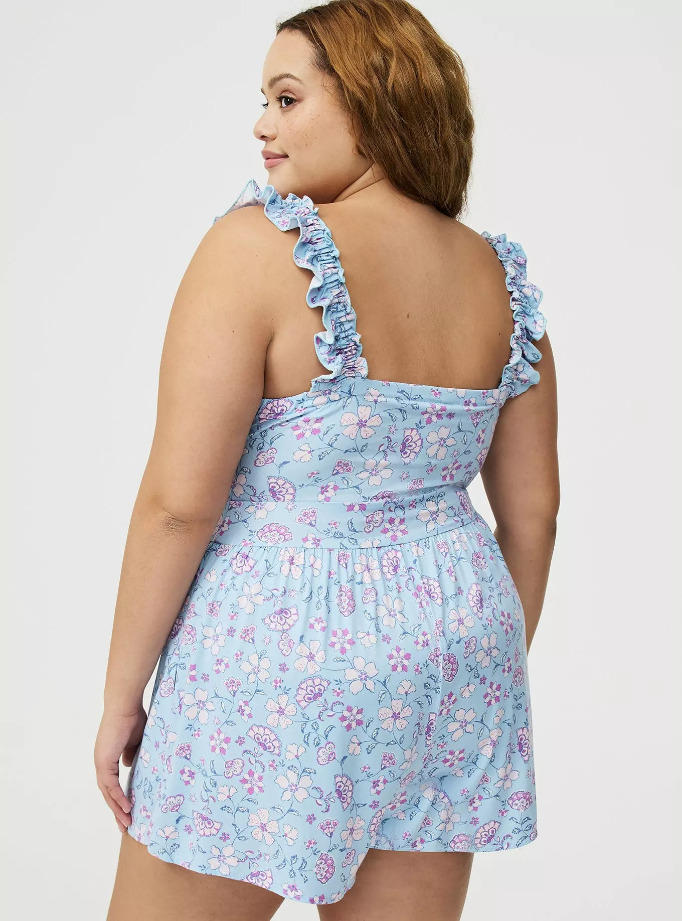 Ruffled Straps Layered Romper | Torrid (US & Canada)
