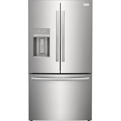 Frigidaire  Gallery 27.8-cu ft French Door Refrigerator with Dual Ice Maker (Smudge-proof Stainl... | Lowe's