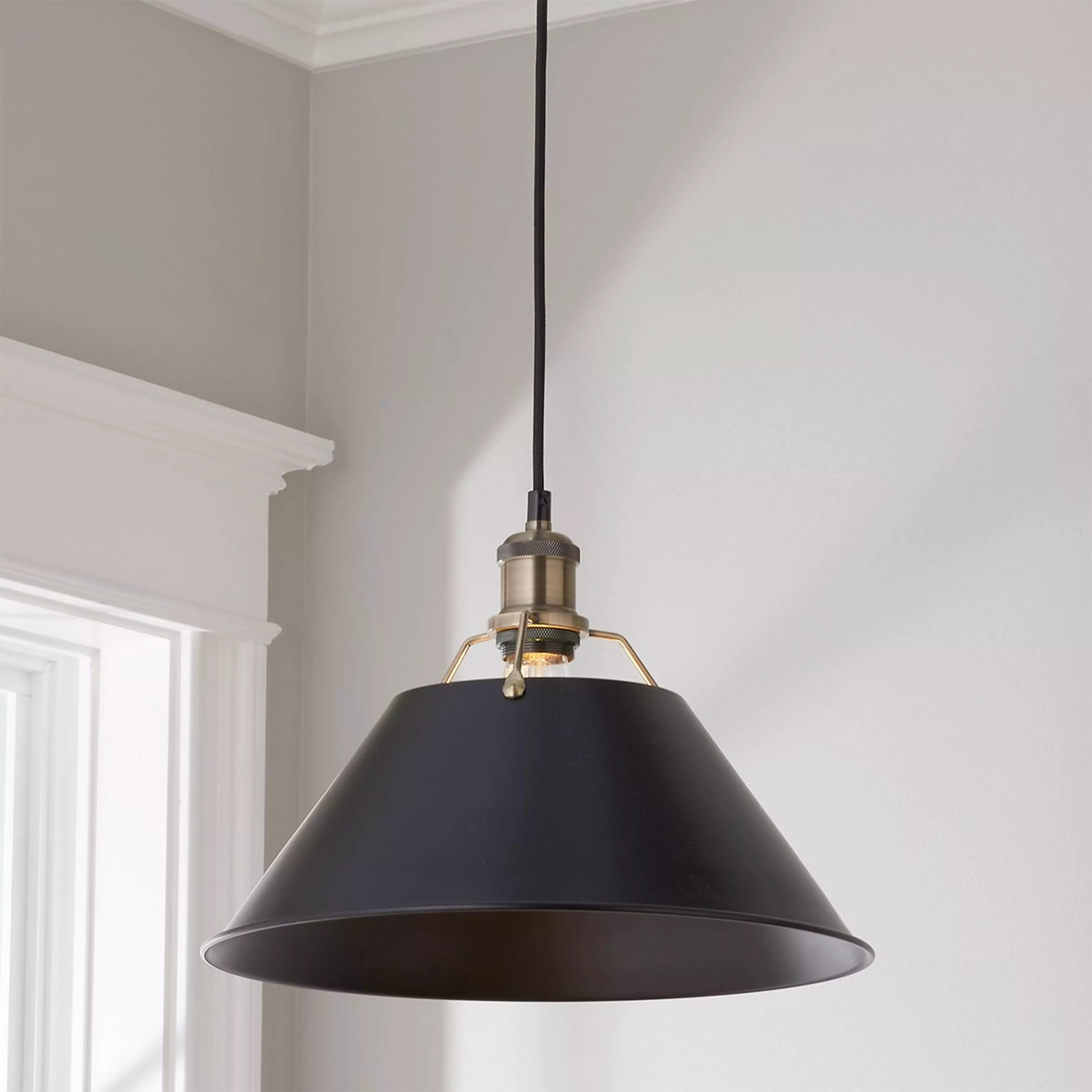 Truncated Cone Shade Pendant - Large | Shades of Light