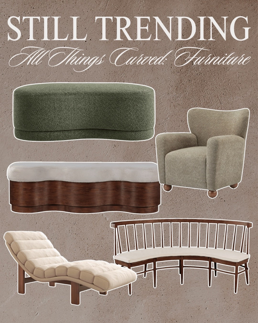 More of my curved furniture top picks 

#LTKHome #LTKMens #LTKSeasonal