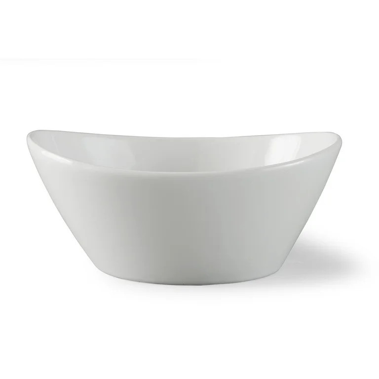 Better Homes & Gardens White Porcelain Wavy Serve Bowl | Walmart (US)