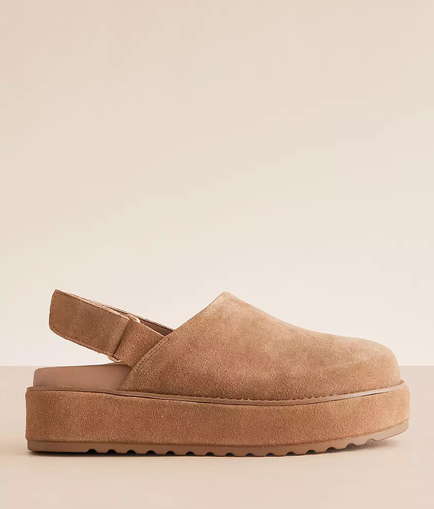Mellow Leather Platform Clog | Buckle