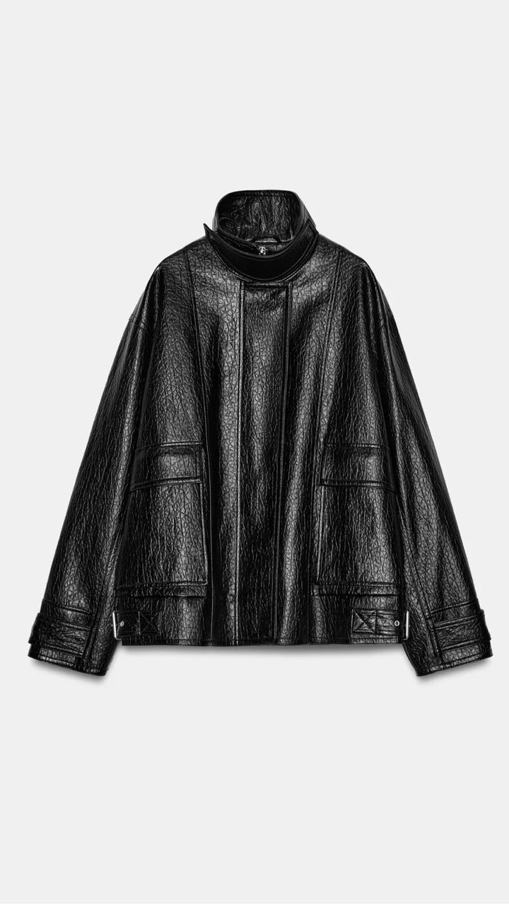 The viral leather jacket affordable style from SHEIN 

Comenta LEATHER for the link! 

#viralleatherjacket #blackoutfit #fashionoftheday 
#trendy #fashionblogger 
shein, womenoutfits2026