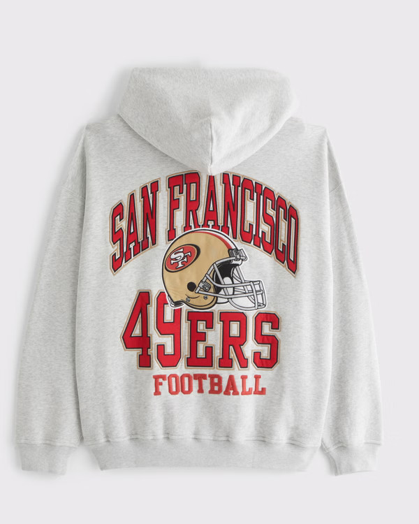 NFL San Francisco 49ers Graphic Popover Hoodie | NFL | Abercrombie.com | Abercrombie & Fitch (US)