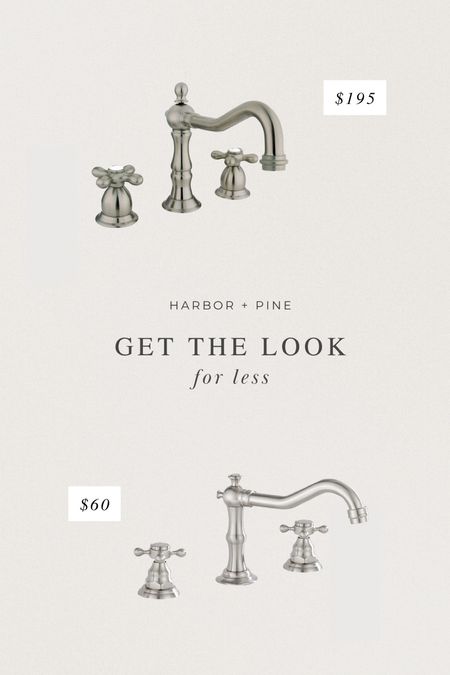 Get the look for less: Vintage Style Bathroom Faucet 

#LTKunder100 #LTKhome